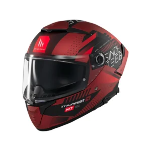 CASCO MT THUNDER 4 SV LUMINENCE ROJO/NEGRO